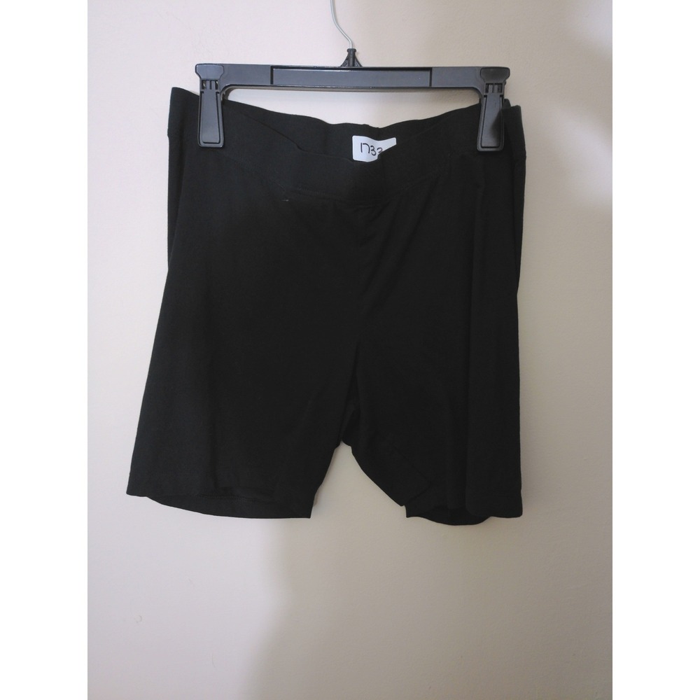 Old Navy Biker Shorts Women XL Black Athleisure High Waist Cotton Stretch 1733